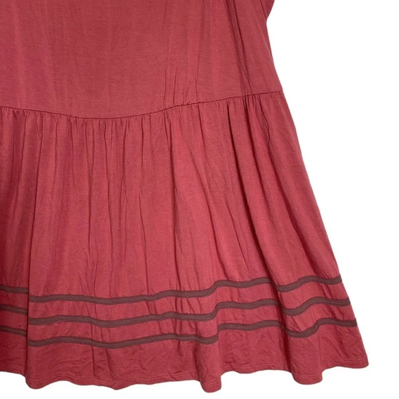 Super Soft By Torrid Womens Knit Adjustable Casual Tank Flowy Size 5X Pink Light - Picture 7 of 11